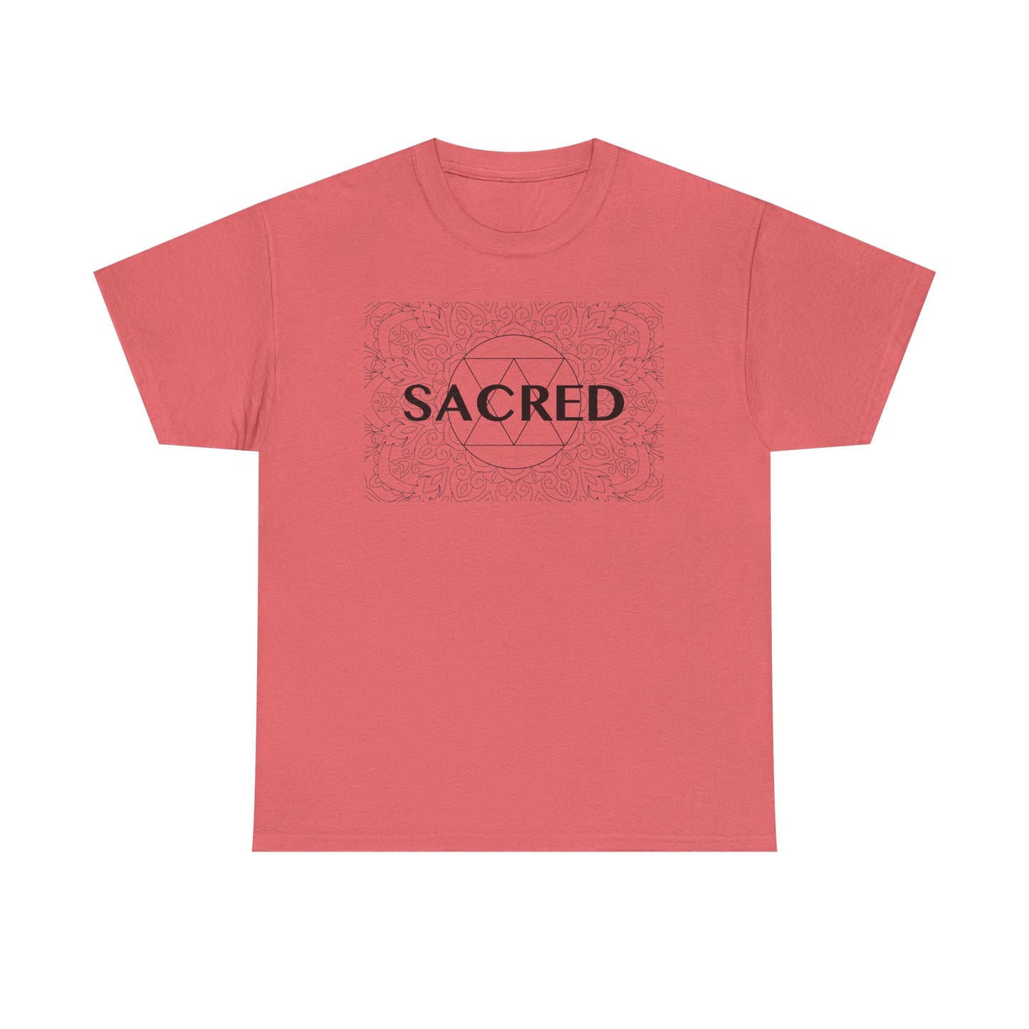 Sacred design Unisex Heavy Cotton Tee - Spiritual Graphic T-Shirt