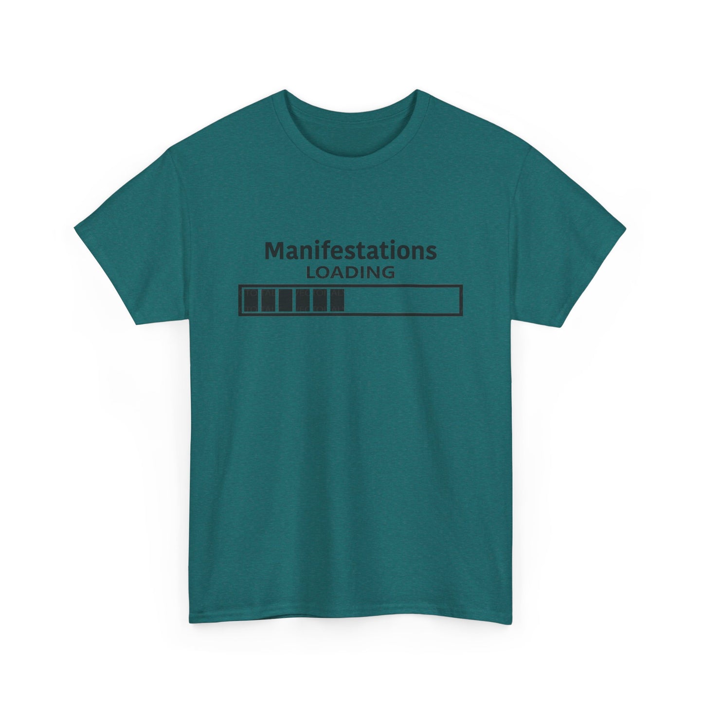 Manifestations Loading Unisex Heavy Cotton Tee - Motivational Graphic T-Shirt