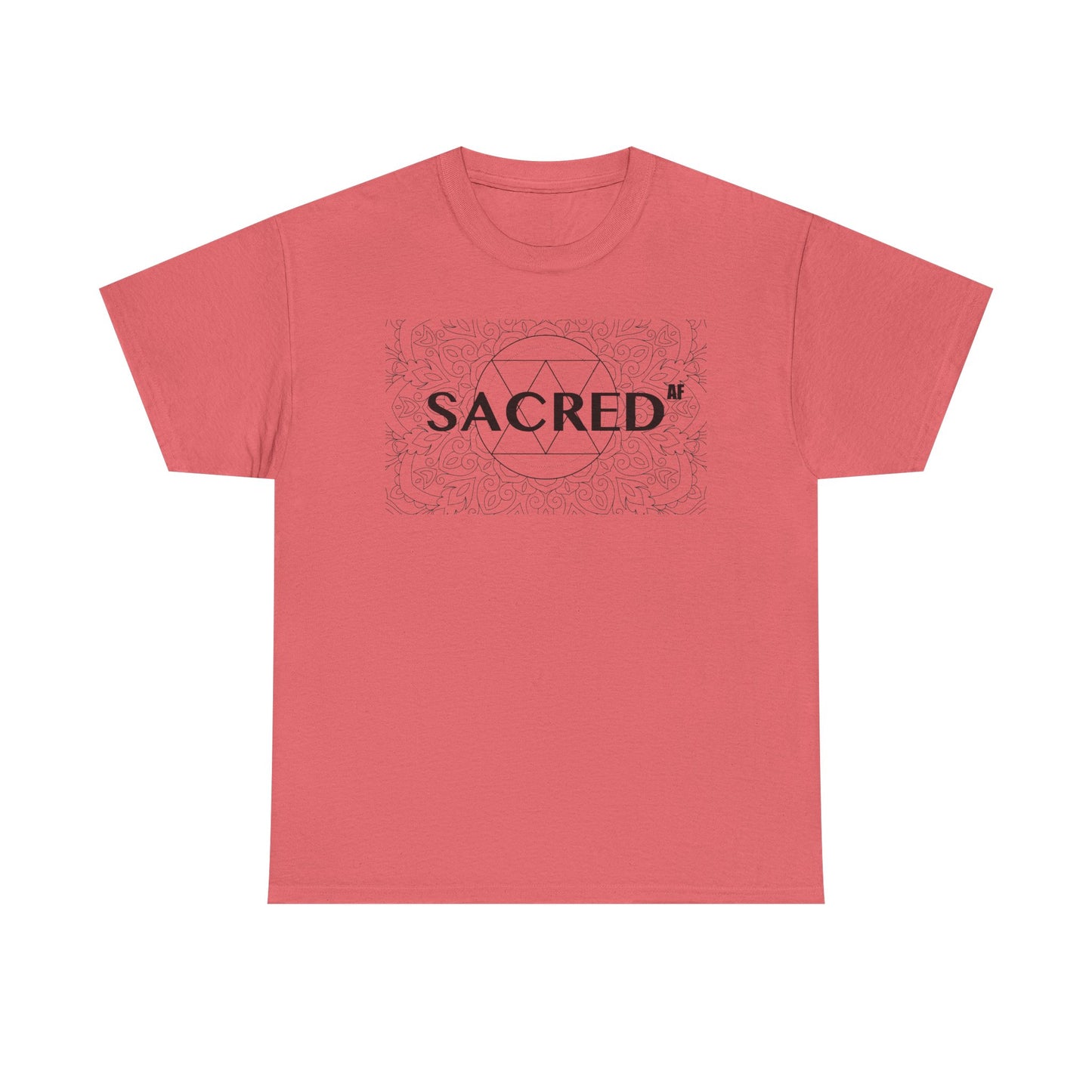 Sacred AF Unisex Heavy Cotton Tee - Spiritual Graphic T-Shirt