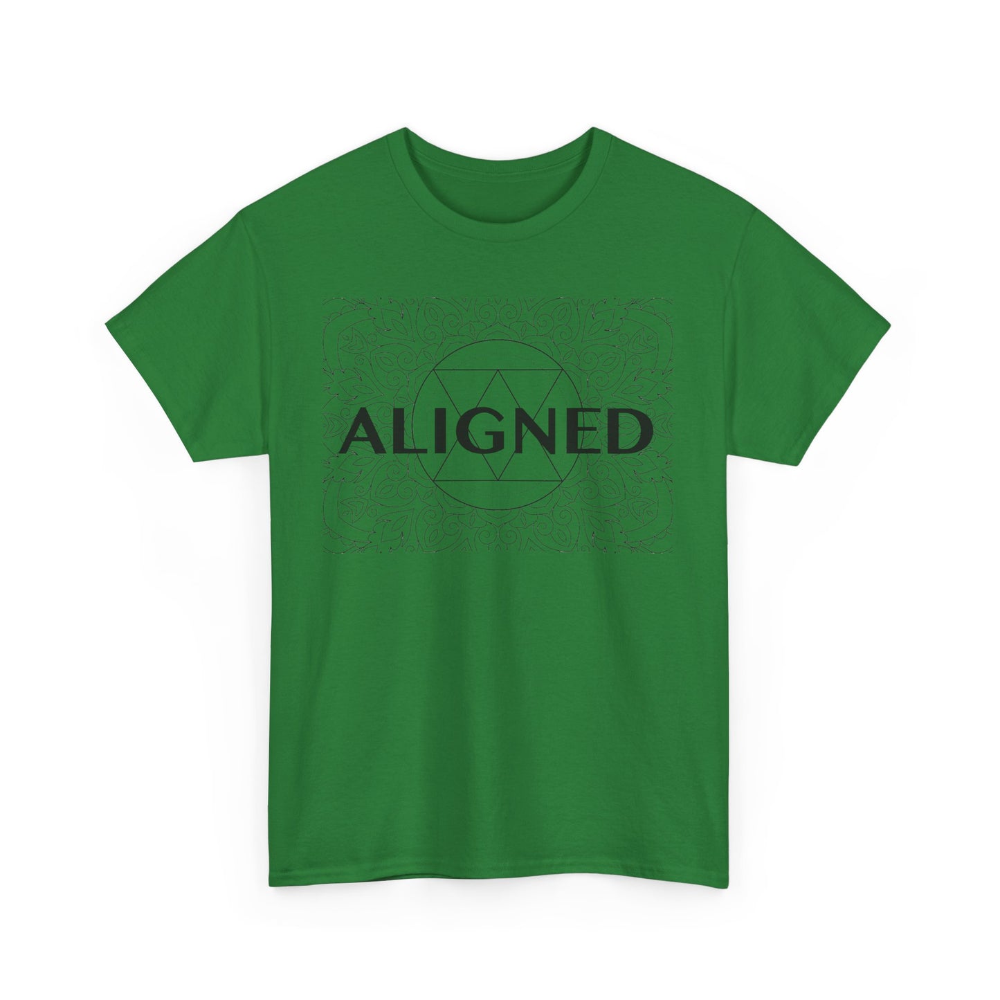 Aligned design Unisex Heavy Cotton Tee - Spiritual Graphic T-Shirt