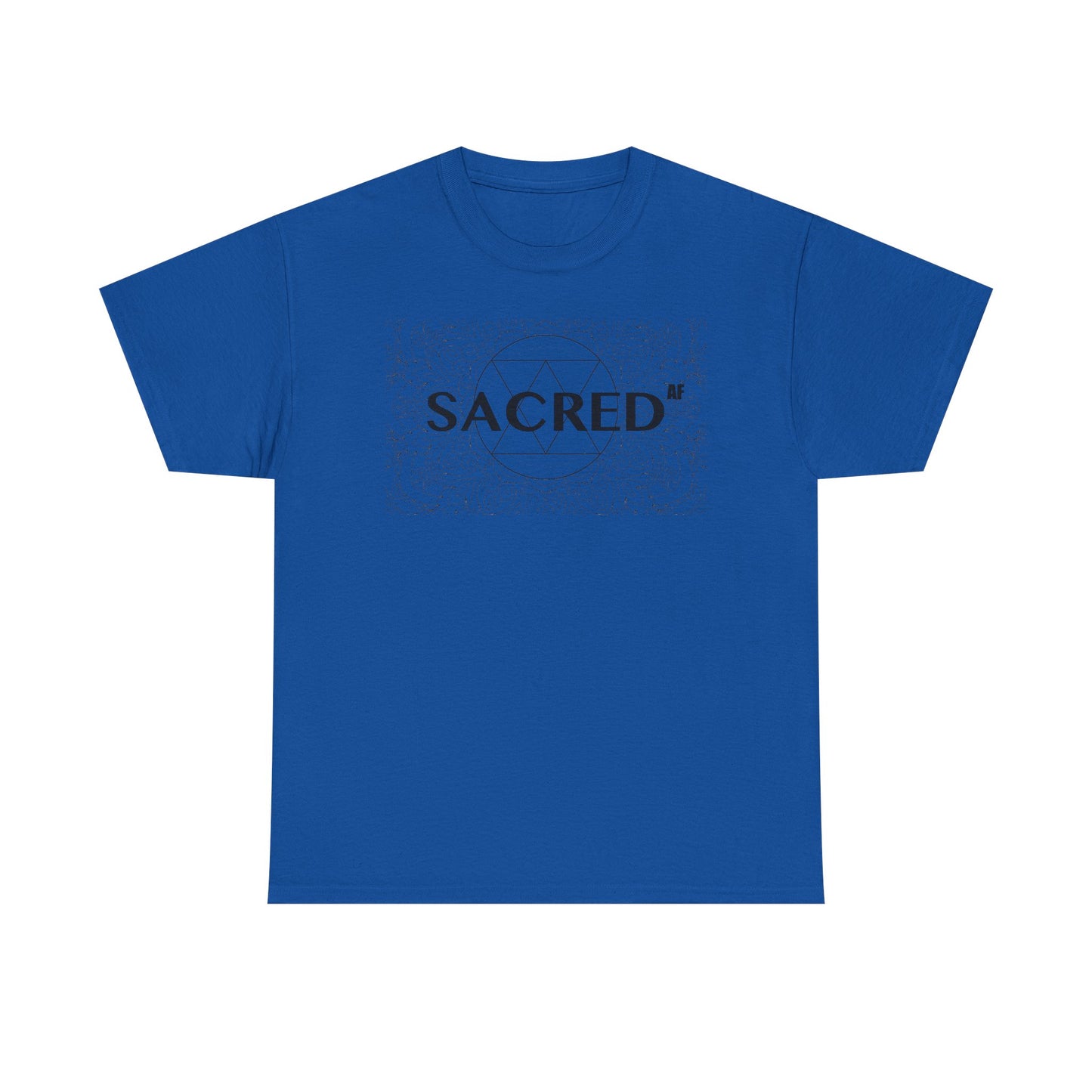 Sacred AF Unisex Heavy Cotton Tee - Spiritual Graphic T-Shirt