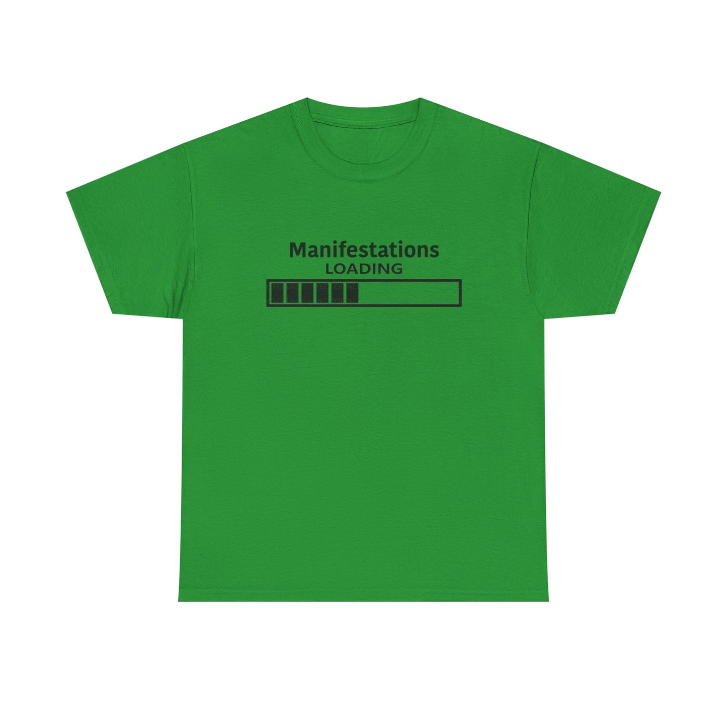 Manifestations Loading Unisex Heavy Cotton Tee - Motivational Graphic T-Shirt