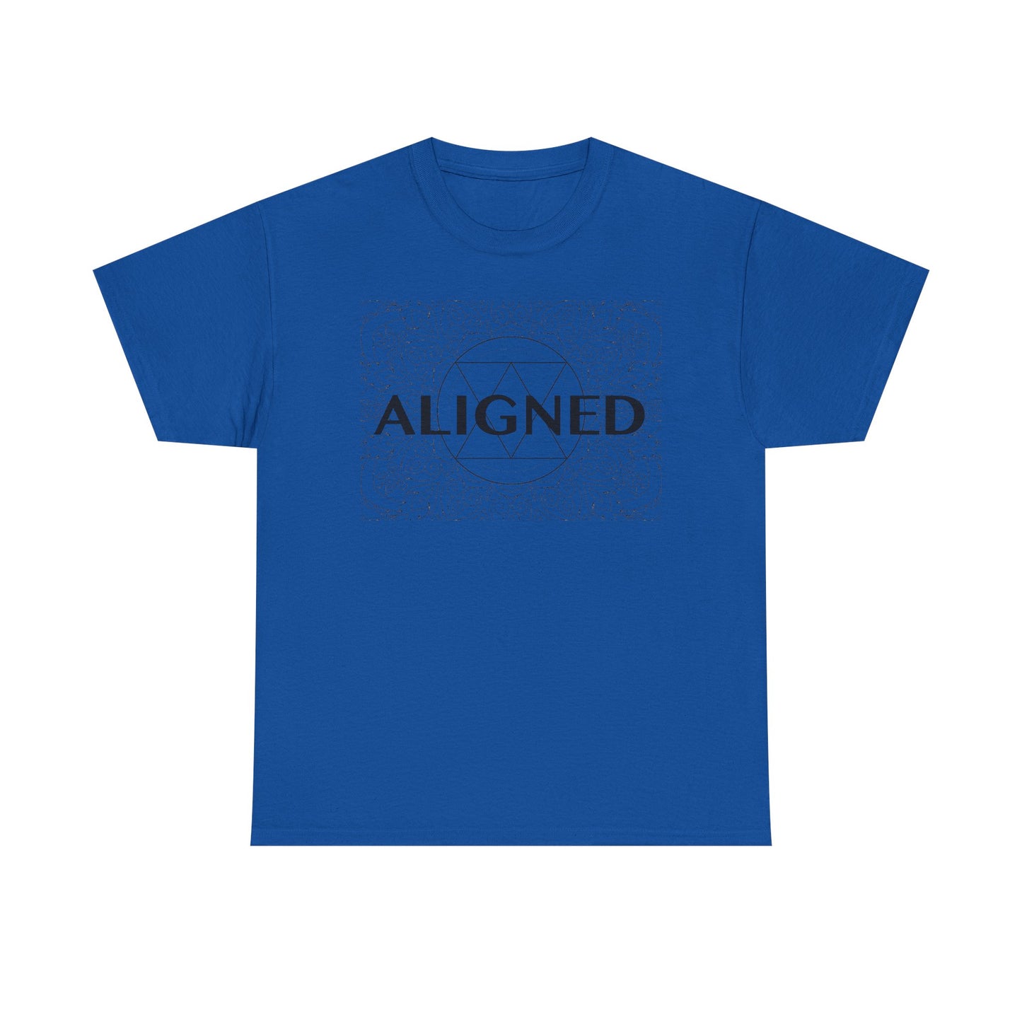 Aligned design Unisex Heavy Cotton Tee - Spiritual Graphic T-Shirt