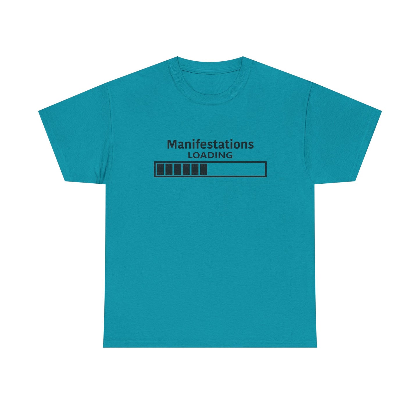 Manifestations Loading Unisex Heavy Cotton Tee - Motivational Graphic T-Shirt