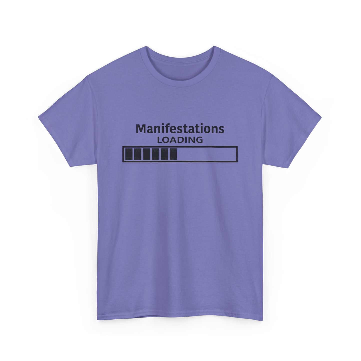 Manifestations Loading Unisex Heavy Cotton Tee - Motivational Graphic T-Shirt