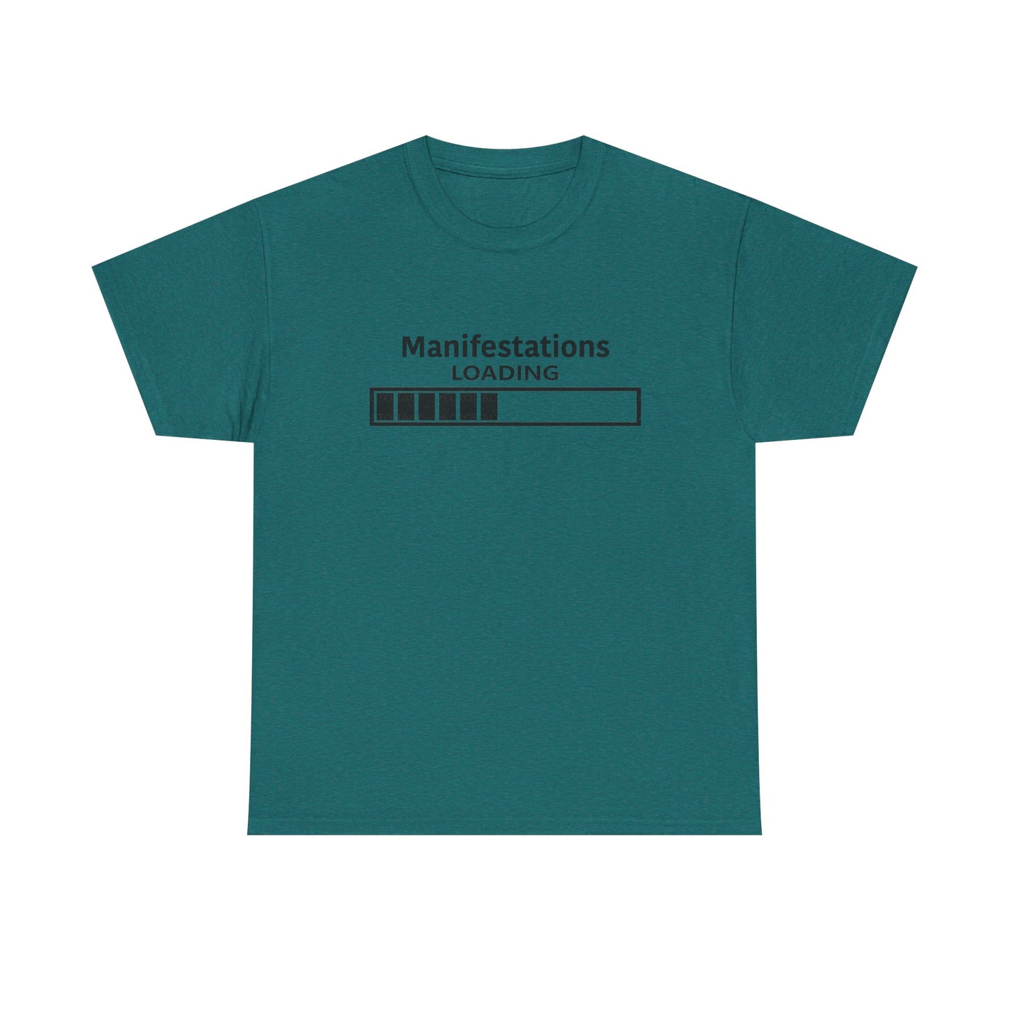 Manifestations Loading Unisex Heavy Cotton Tee - Motivational Graphic T-Shirt
