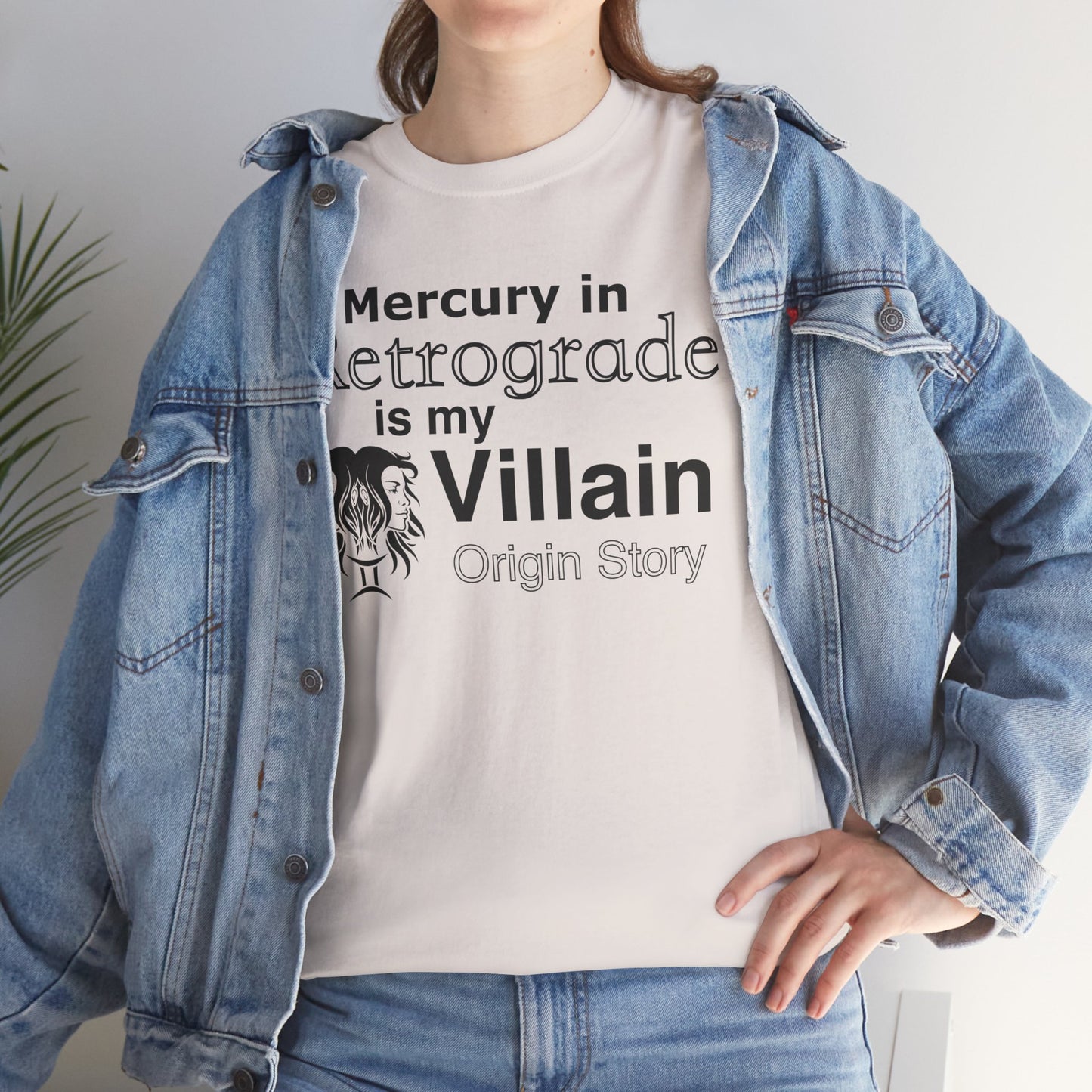 Funny Astrology T-Shirt | Mercury in Retrograde is My Villain Tee