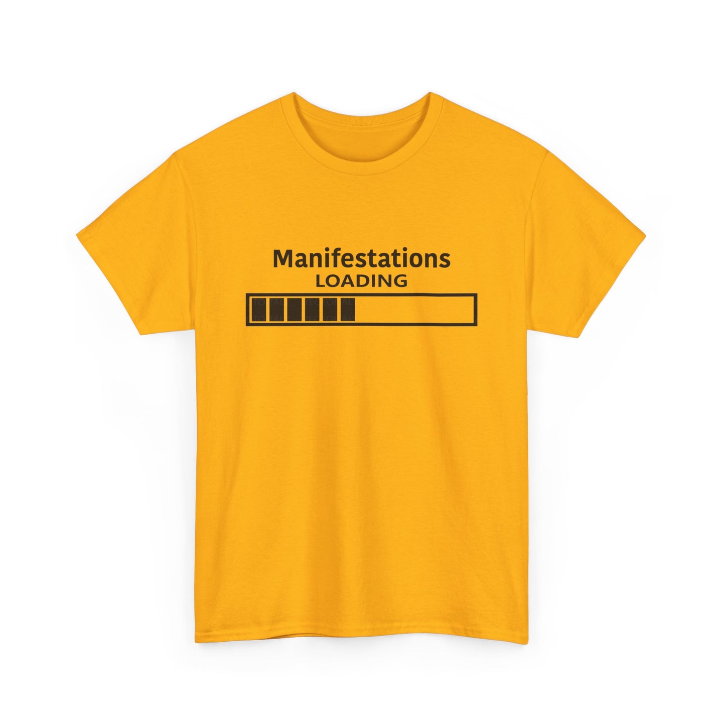 Manifestations Loading Unisex Heavy Cotton Tee - Motivational Graphic T-Shirt