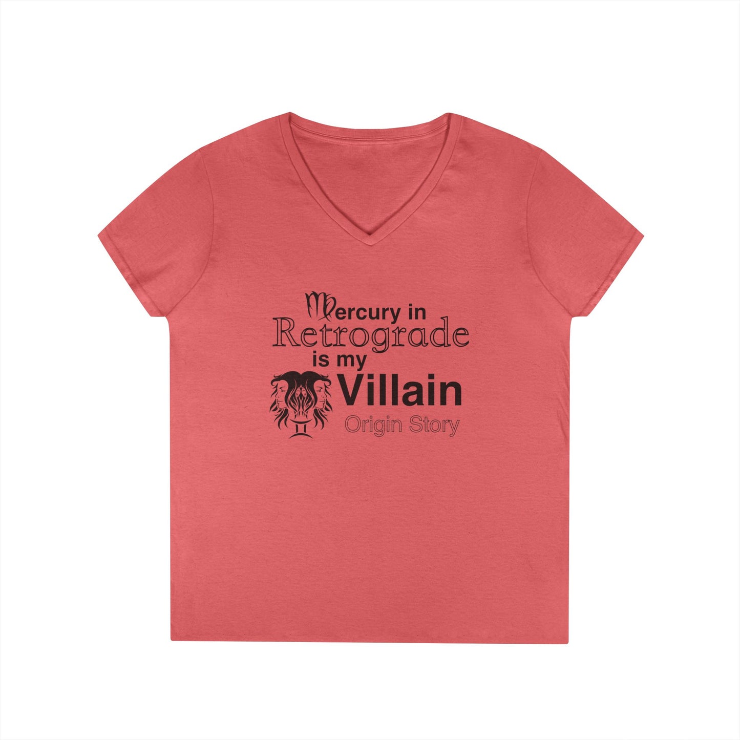 Mercury Retrograde Villain V-Neck T-Shirt for Astrology Lovers