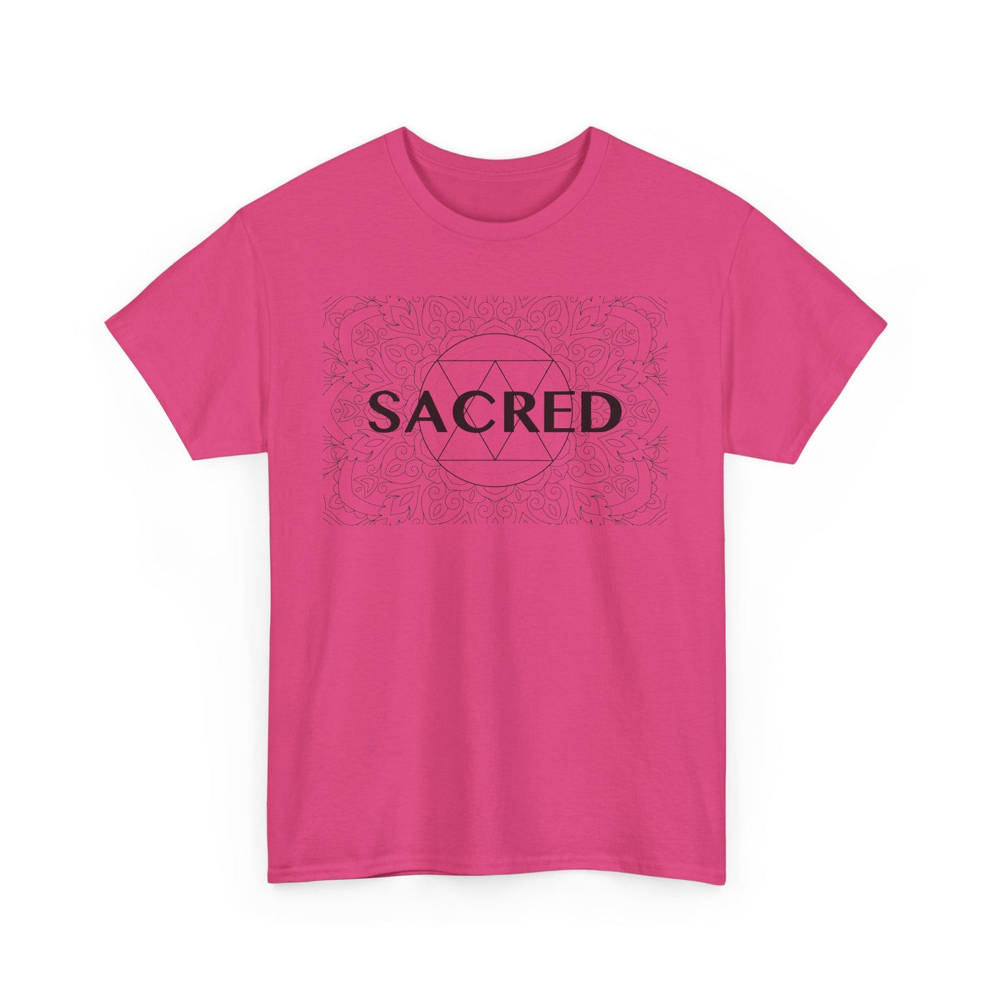 Sacred design Unisex Heavy Cotton Tee - Spiritual Graphic T-Shirt