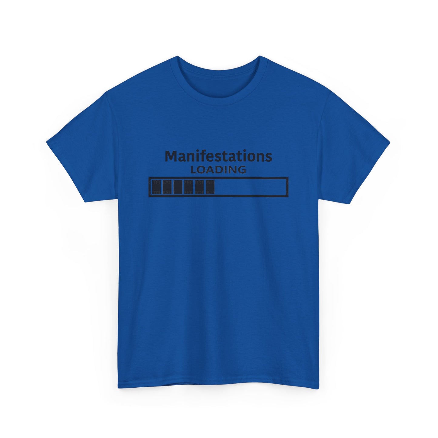Manifestations Loading Unisex Heavy Cotton Tee - Motivational Graphic T-Shirt