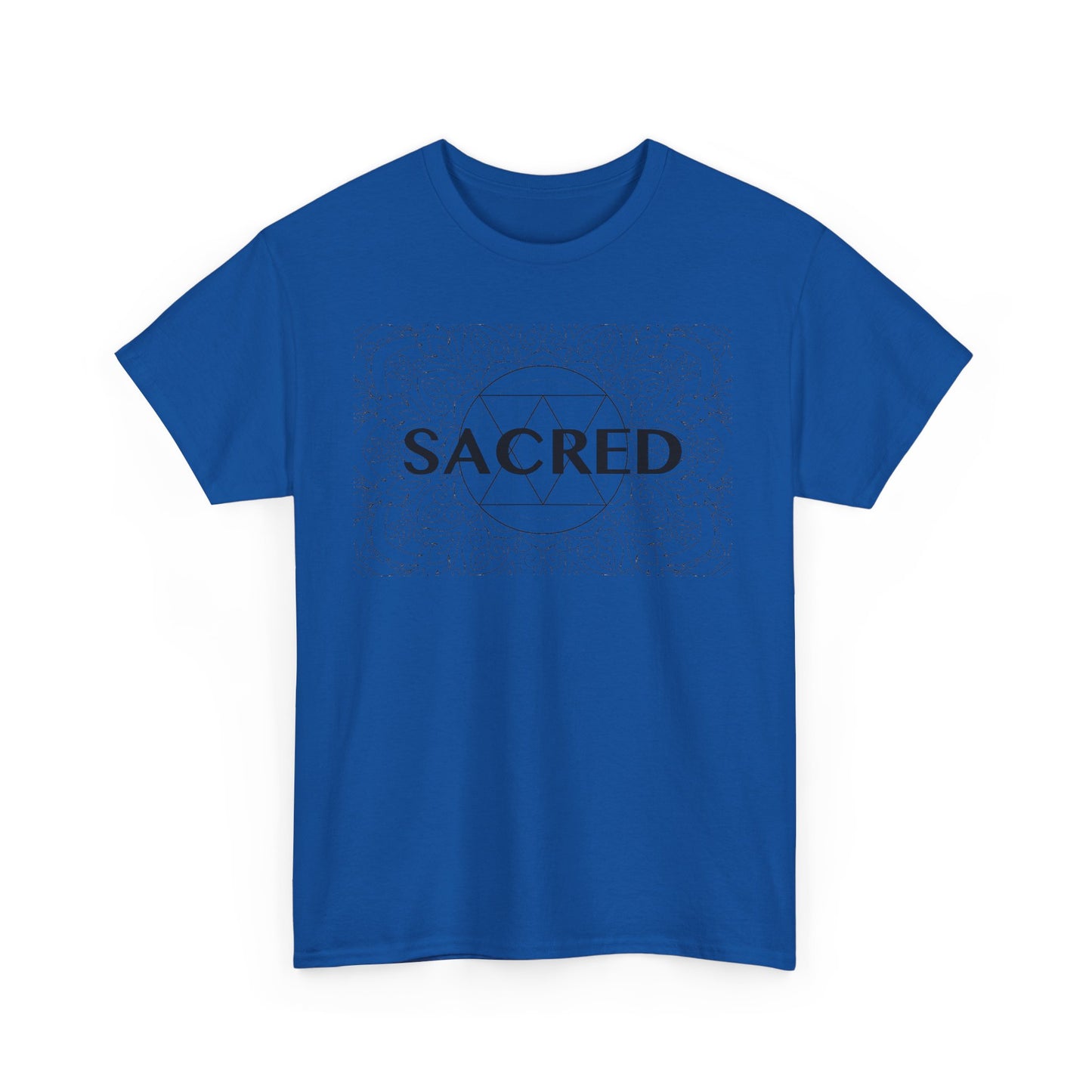 Sacred design Unisex Heavy Cotton Tee - Spiritual Graphic T-Shirt