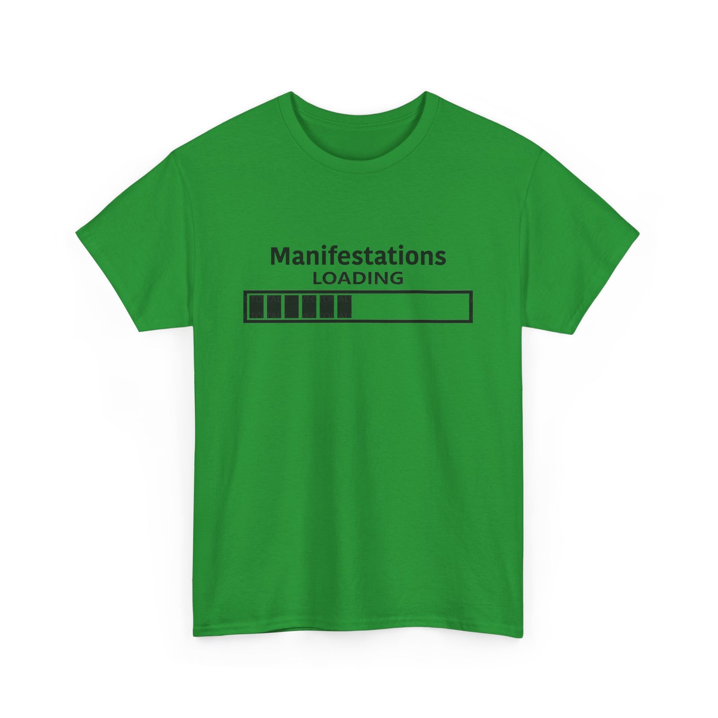 Manifestations Loading Unisex Heavy Cotton Tee - Motivational Graphic T-Shirt