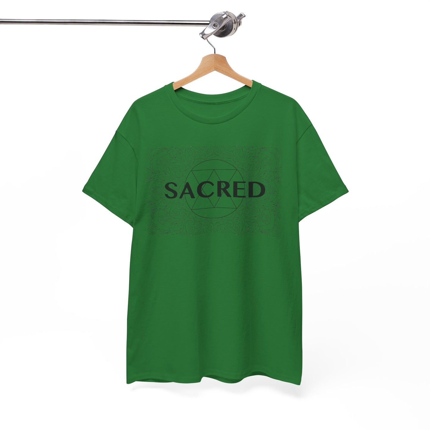 Sacred design Unisex Heavy Cotton Tee - Spiritual Graphic T-Shirt