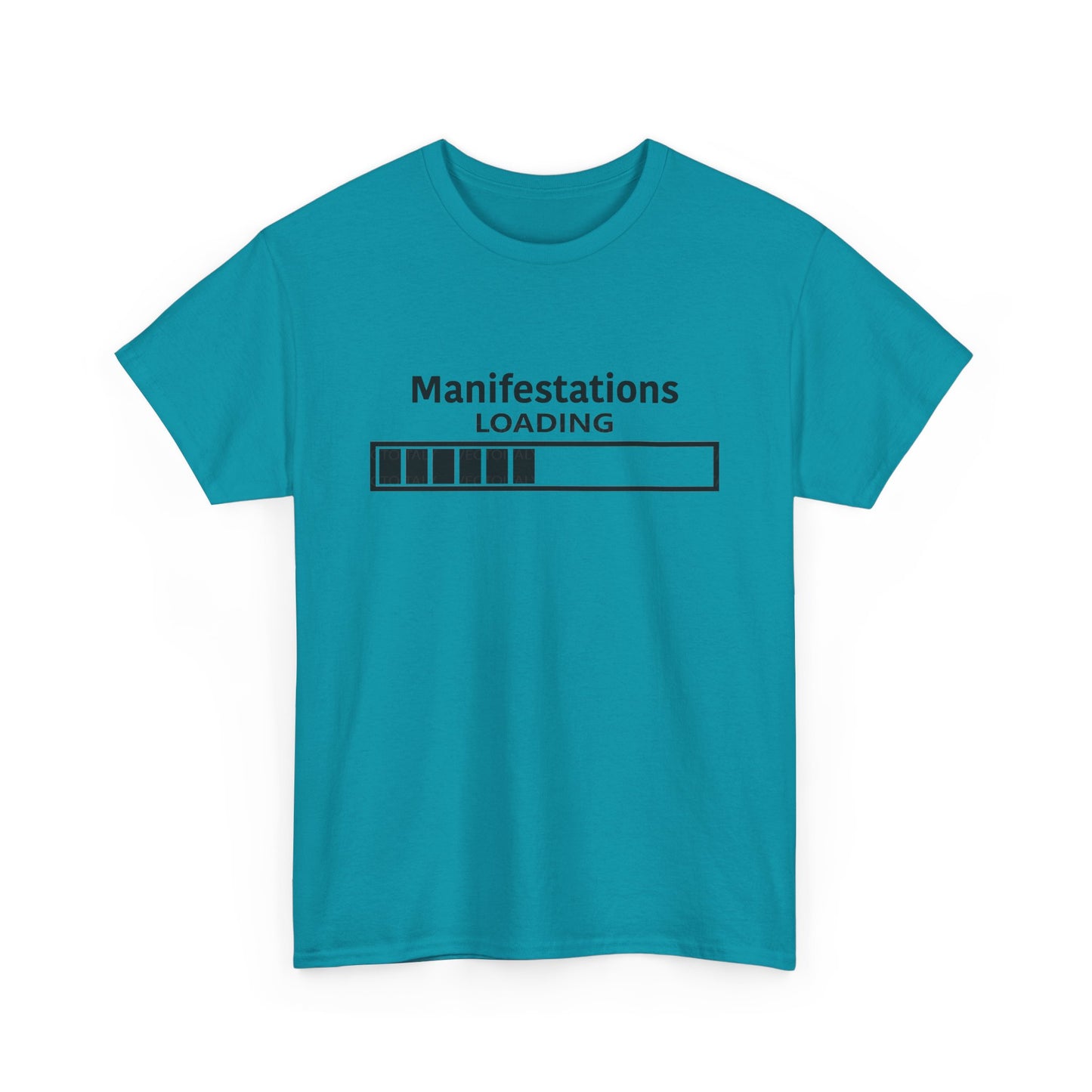 Manifestations Loading Unisex Heavy Cotton Tee - Motivational Graphic T-Shirt