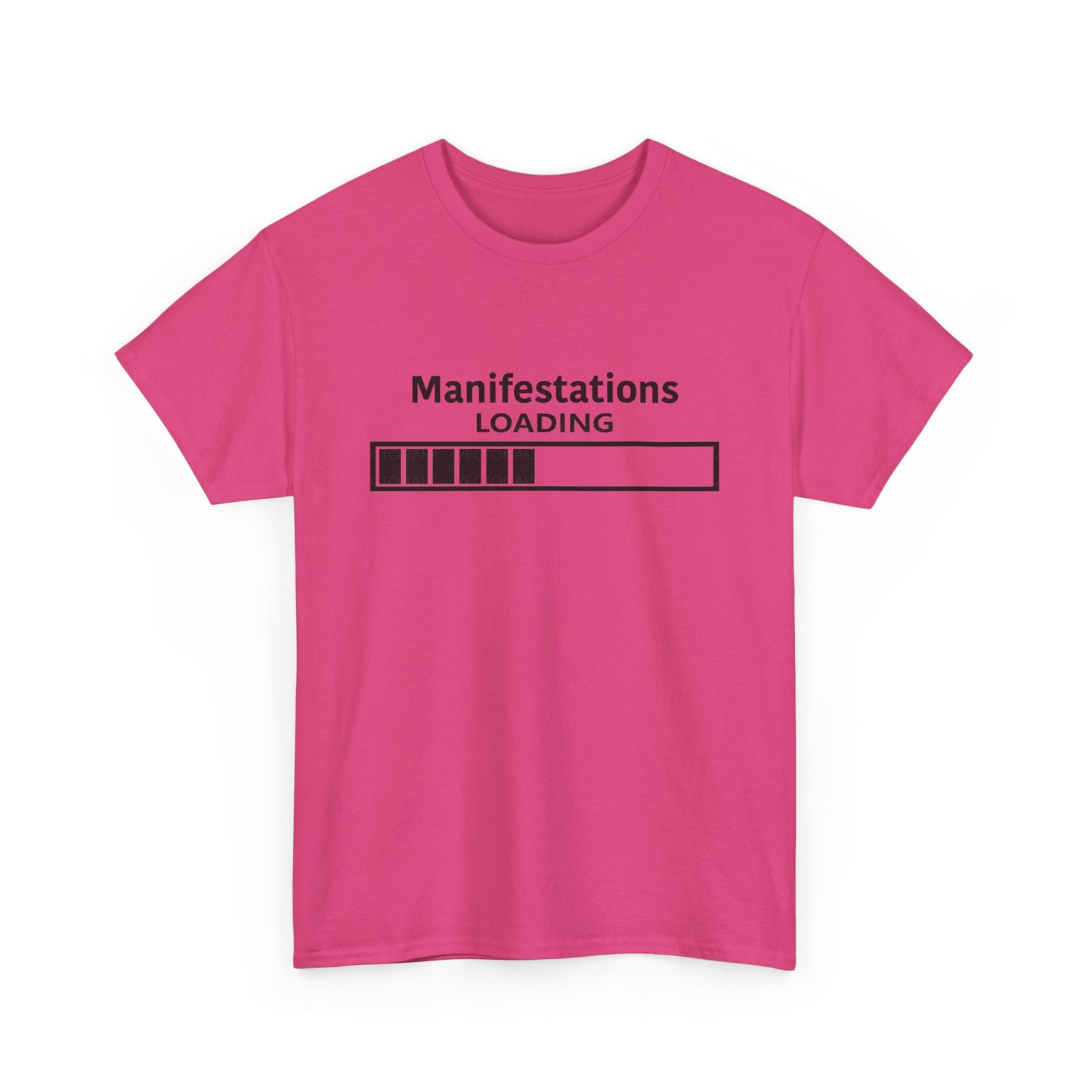 Manifestations Loading Unisex Heavy Cotton Tee - Motivational Graphic T-Shirt