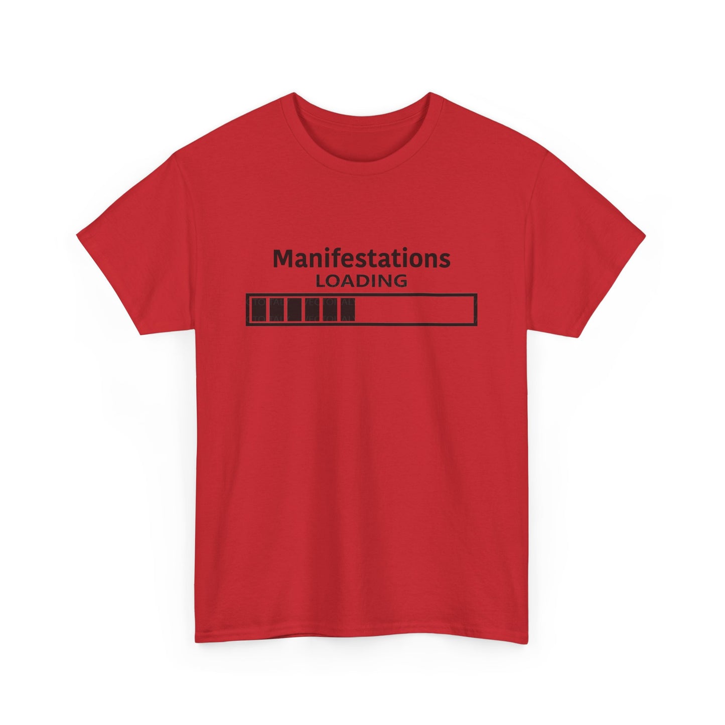 Manifestations Loading Unisex Heavy Cotton Tee - Motivational Graphic T-Shirt